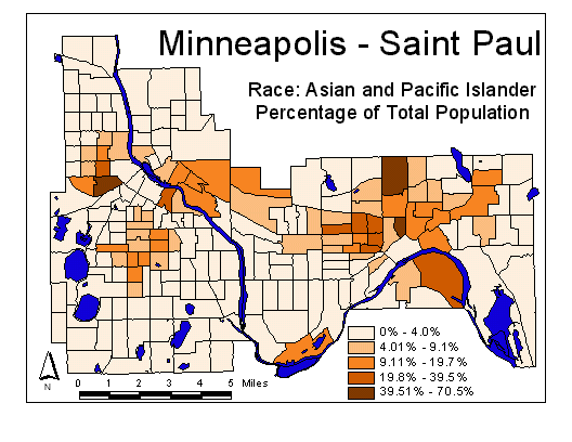 Race Map: Asian