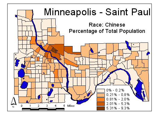Race Map: Chinese