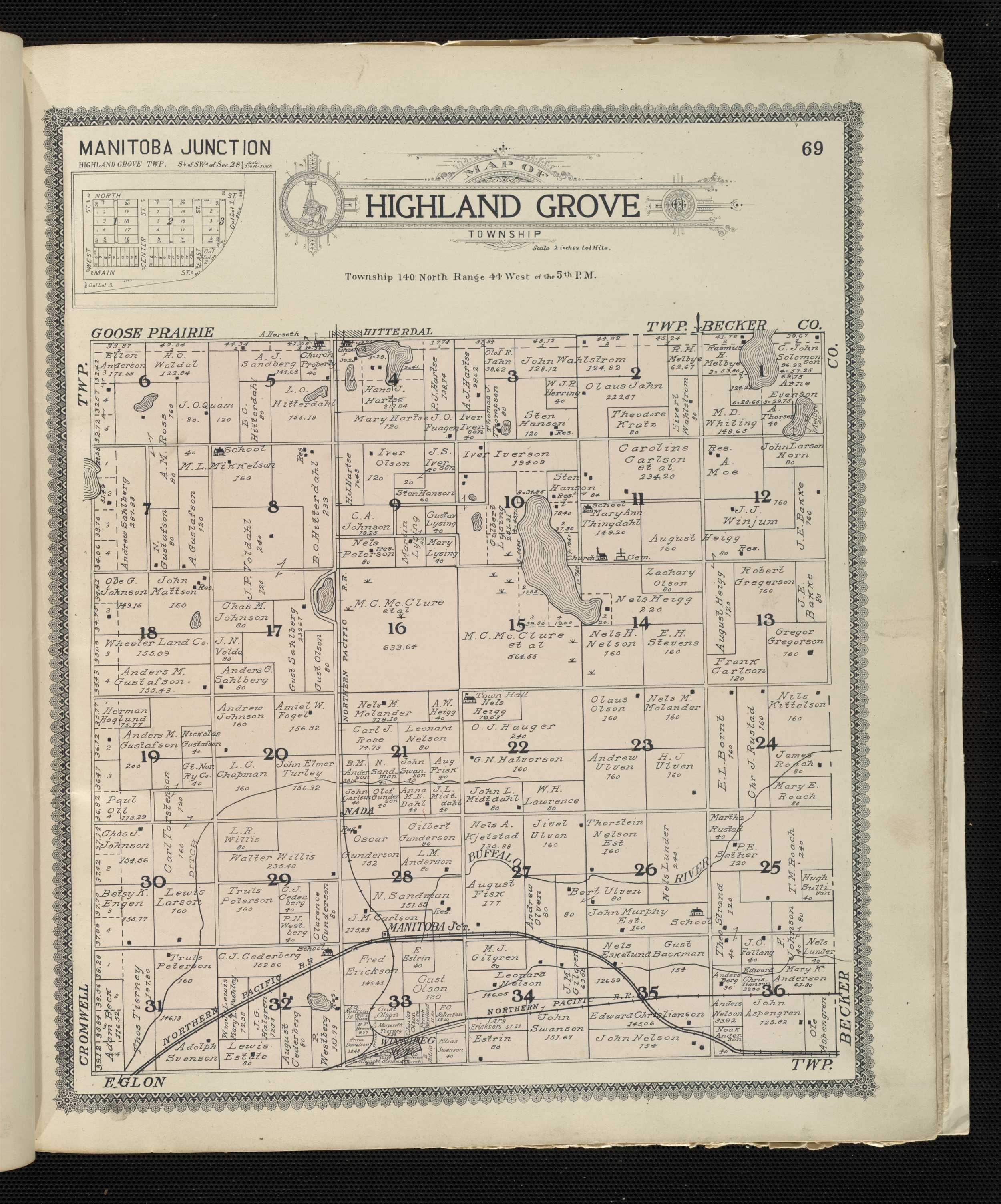 Pope County Mn Plat Map Digitized Plat Maps And Atlases | University Of Minnesota Libraries