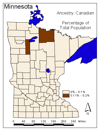 Map of Canadian Ancestry