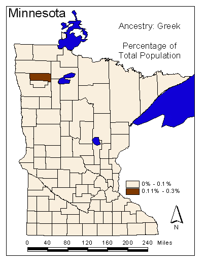 Map of Greek Ancestry