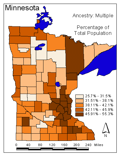 Map of Multiple Ancestry