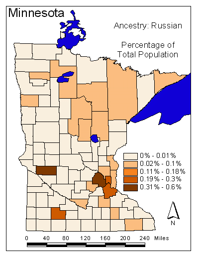 Map of Russian Ancestry