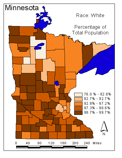 Race Map: White