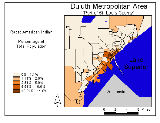 Race Map: American Indian