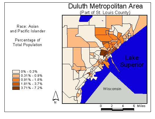 Race Map: Asian