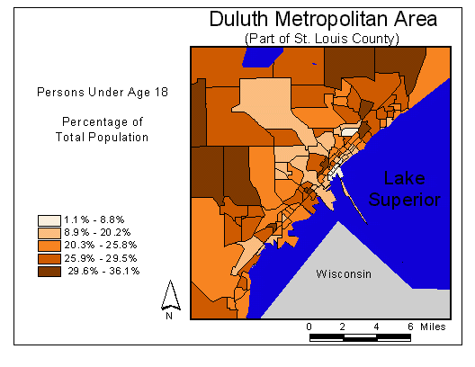 Age Map: Under 18