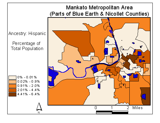 Map: Hispanics