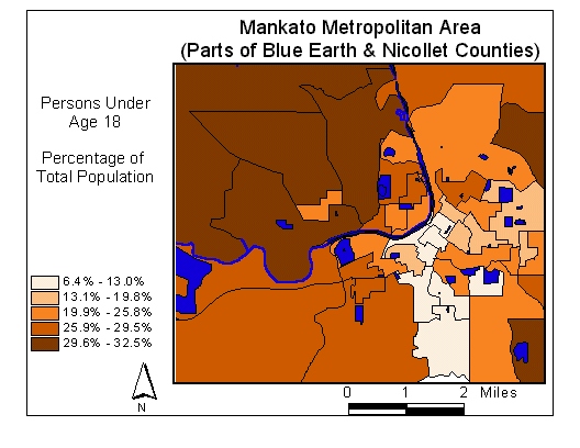 Age Map: 5 and Under