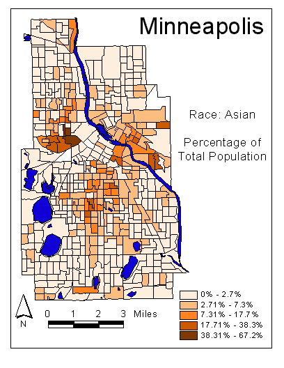 Race Map: Asian