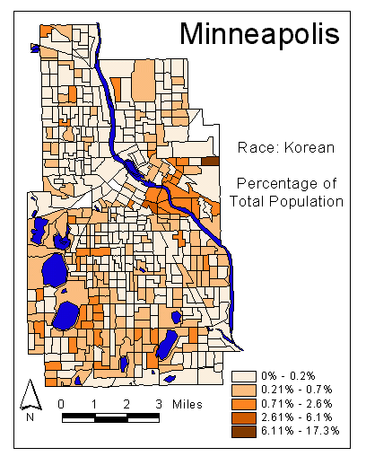 Race Map: Korean