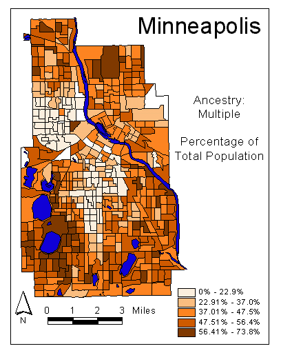 Map of Multiple Ancestry