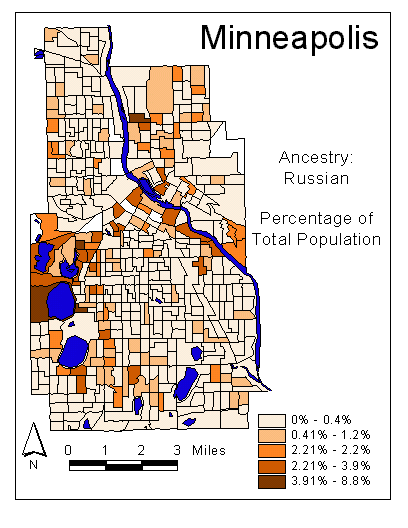 Map of Russian Ancestry