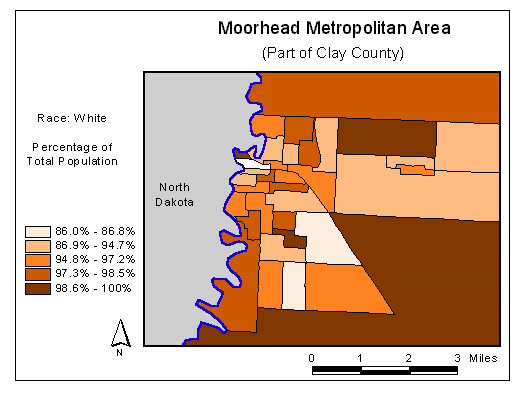 Race Map: White