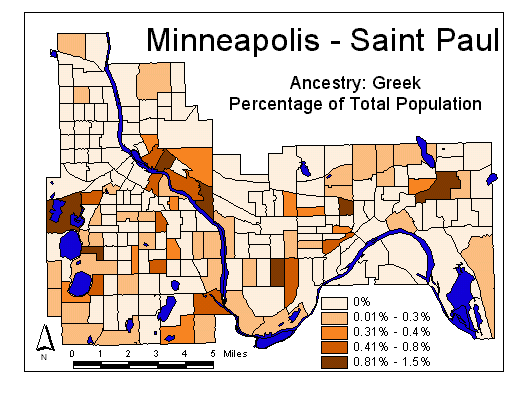 Map of Greek Ancestry