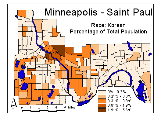 Race Map: Korean