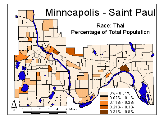 Race Map: Thai