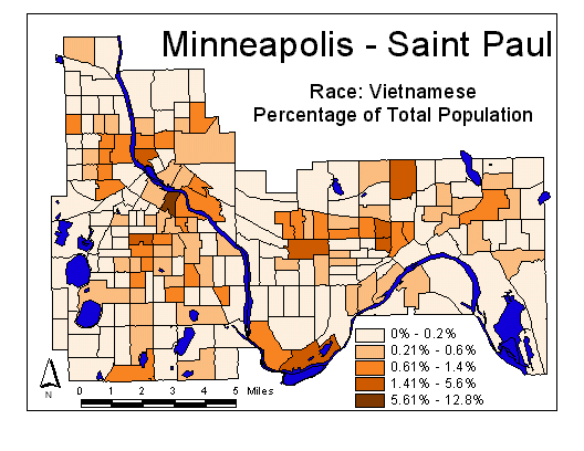 Race Map: Vietnamese