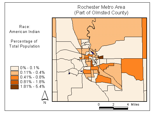 Race Map: American Indian