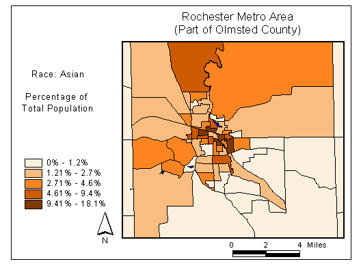 Race Map: Asian