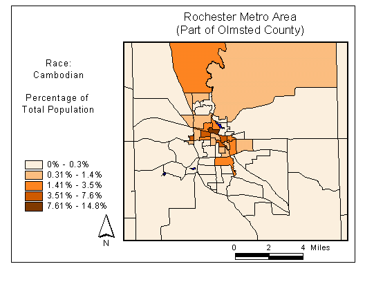 Race Map: Cambodian