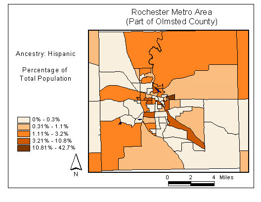 Map: Hispanics