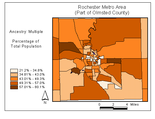 Map of Multiple Ancestry