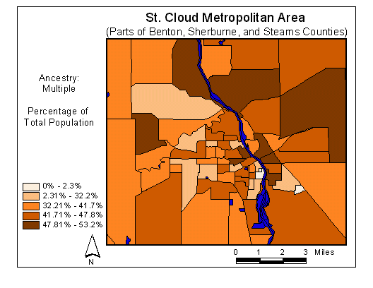 Map of Multiple Ancestry