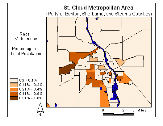 Race Map: Vietnamese