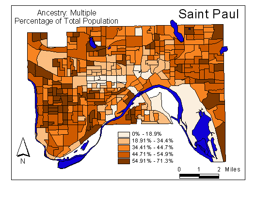 Map of Multiple Ancestry