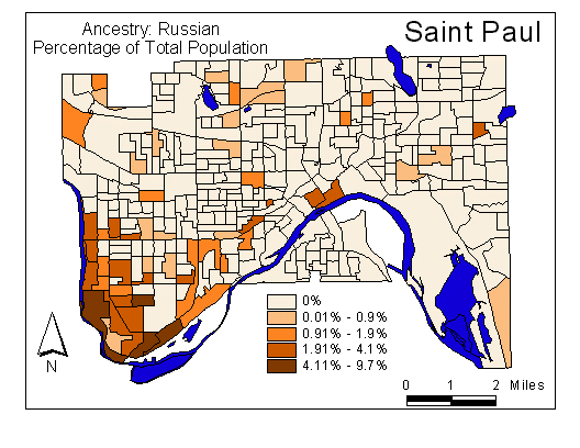 Map of Russian Ancestry