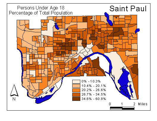 Age Map: Under 18