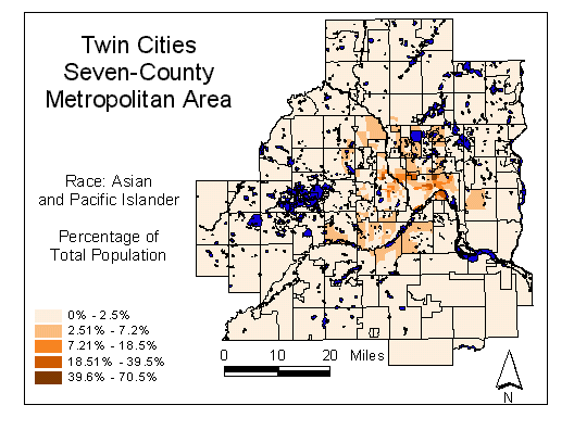 Race Map: Asian