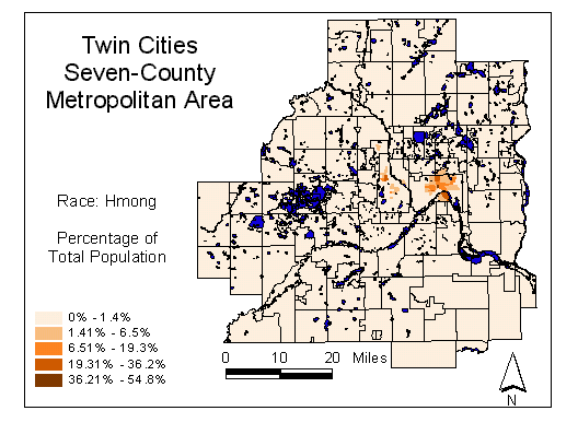 Race Map: Hmong