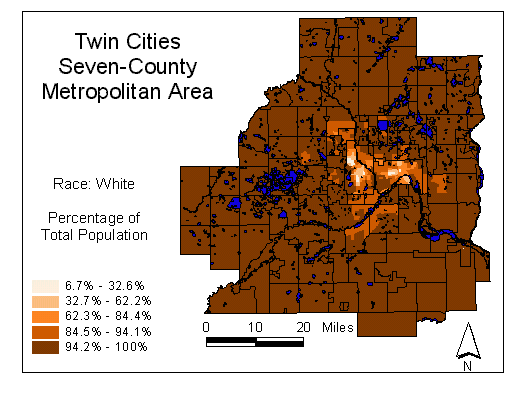 Race Map: White