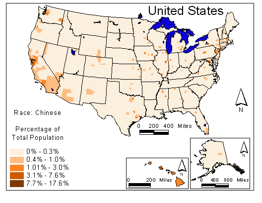 Race Map: Chinese