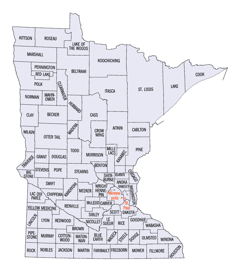 Townships Mn   Minnesota1916index 